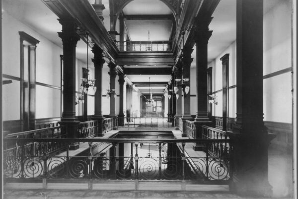 Upper hallway, Ontario Parliament Buildings. - [ca. 1920]