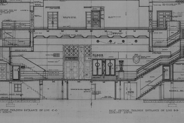 File contains plans and specifications for alterations to Massey Hall, located at 15 Shuter Street. Elevation views, floor plans, and structural and architectural details are included. In addition to the alteration plans, some copies of the original construction plans, showing a lot of exterior and interior detail, are included.